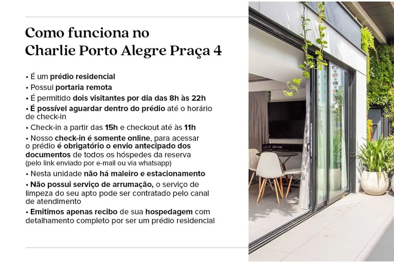 Charlie Porto Alegre Praca 4 Apartment